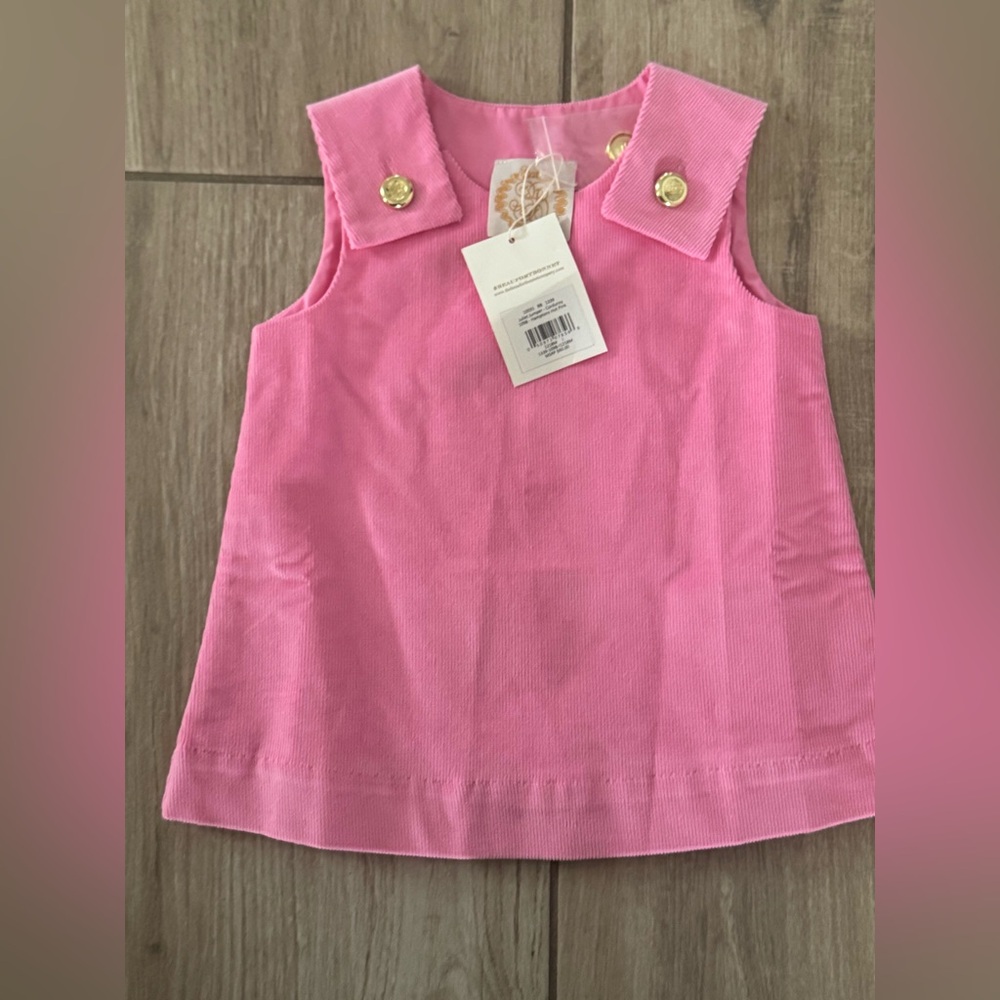 Beaufort Bonnet Company. NWT Juliet Jumper in Hampton hot pink. Size 12-18